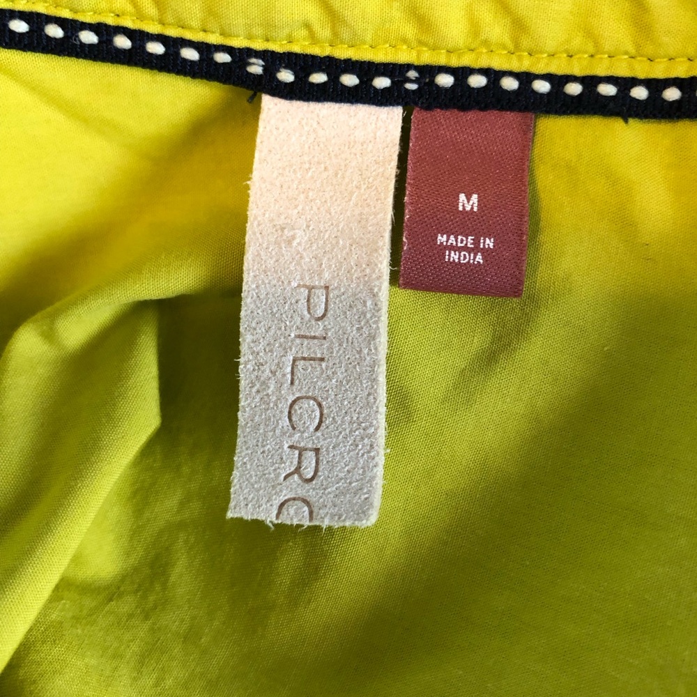 Anthropologie Pilcro Poet Sleeve Gathered Long Sleeve 100% Cotton Blouse. Medium - Picture 13 of 17